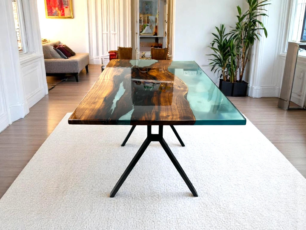 Outdoor Epoxy Resin Dining Table Tops for Patio Decor